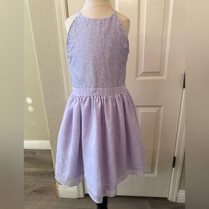 Calvin Klein Lavender Lace Dress